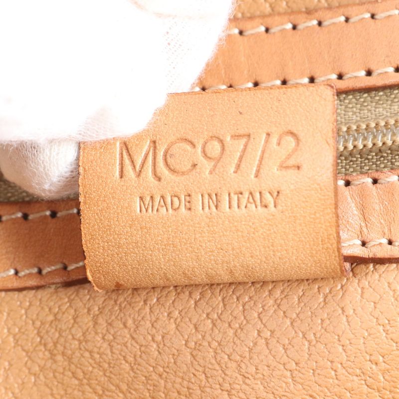 Vintage Celine Macadam Triomphe Shoulder Hand Gold Leather Tote Bag Women