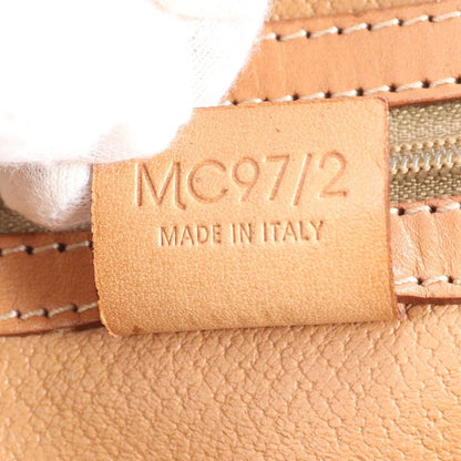 Vintage Celine Macadam Triomphe Shoulder Hand Gold Leather Tote Bag Women