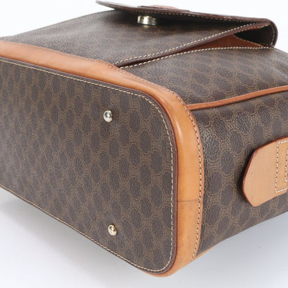 Vintage Celine Macadam Triomphe Shoulder Hand Gold Leather Tote Bag Women