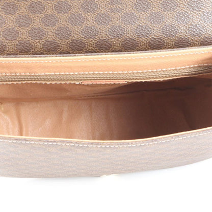 Vintage Celine Macadam Triomphe Leather Shoulder Bag Crossbody Hand Tote Women