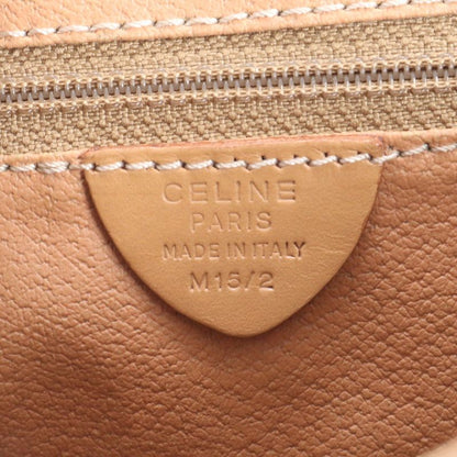 Vintage Celine Macadam Triomphe Leather Shoulder Bag Crossbody Hand Tote Women