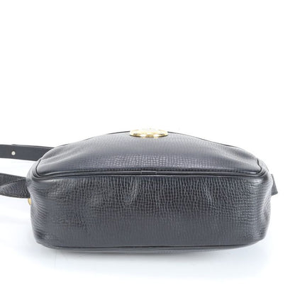 Vintage Christian Dior CD Logo Leather 2WAY Shoulder Bag Crossbody Tote Women's