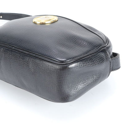 Vintage Christian Dior CD Logo Leather 2WAY Shoulder Bag Crossbody Tote Women's