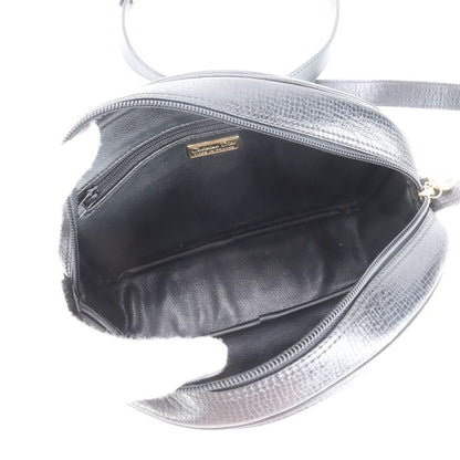 Vintage Christian Dior CD Logo Leather 2WAY Shoulder Bag Crossbody Tote Women's