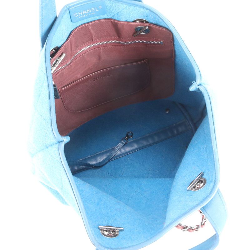 Chanel With Serial Seal Matelasse Leather 2WAY Tote Bag Shoulder Hand A4 Ladies