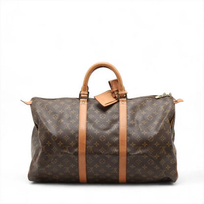Louis Vuitton Monogram Keepall 50 M41426 Leather Boston Bag Business Travel