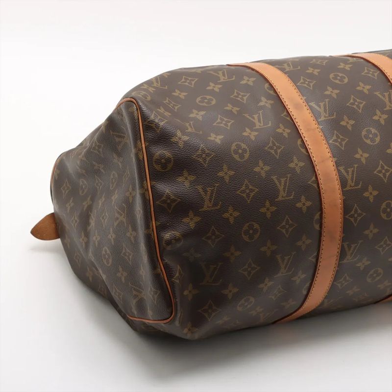 Louis Vuitton Monogram Keepall 50 M41426 Leather Boston Bag Business Travel