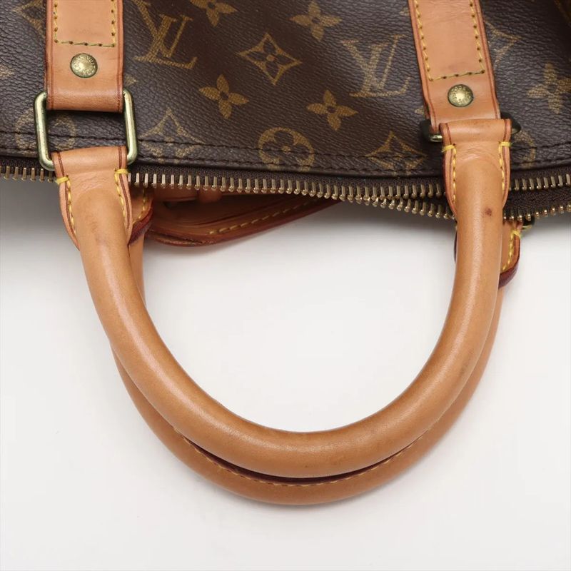 Louis Vuitton Monogram Keepall 50 M41426 Leather Boston Bag Business Travel