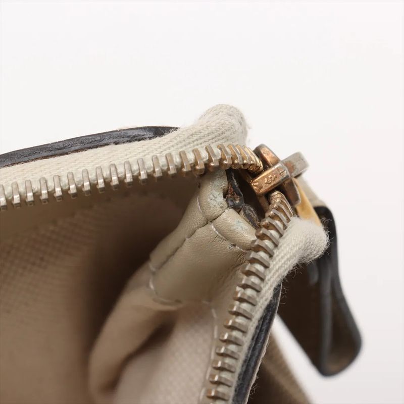 Gucci GG Canvas Lovely Heart Leather Tote Bag Shoulder Hand A4 257069 Women's