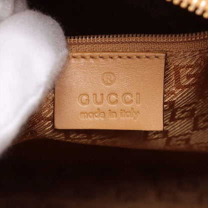 Gucci Mini Boston Leather Handbag Tote 000 0851 Gold Hardware Genuine Leather