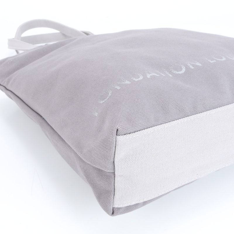 Louis Vuitton Fondation Museum Limited Tote Bag Shoulder Hand Gray A4 Ladies