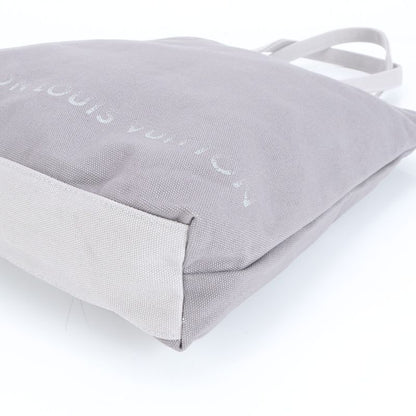 Louis Vuitton Fondation Museum Limited Tote Bag Shoulder Hand Gray A4 Ladies