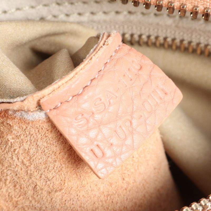 Celine Luggage Micro Shopper Leather Tote Bag Shoulder Hand Pink Women Ladies