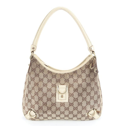 Gucci GG Canvas Abby Leather Shoulder Bag Shoulder One Shoulder 130733 Tote