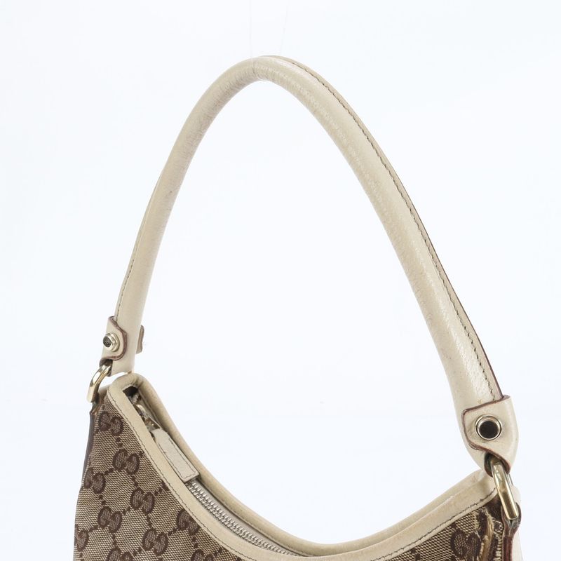 Gucci GG Canvas Abby Leather Shoulder Bag Shoulder One Shoulder 130733 Tote