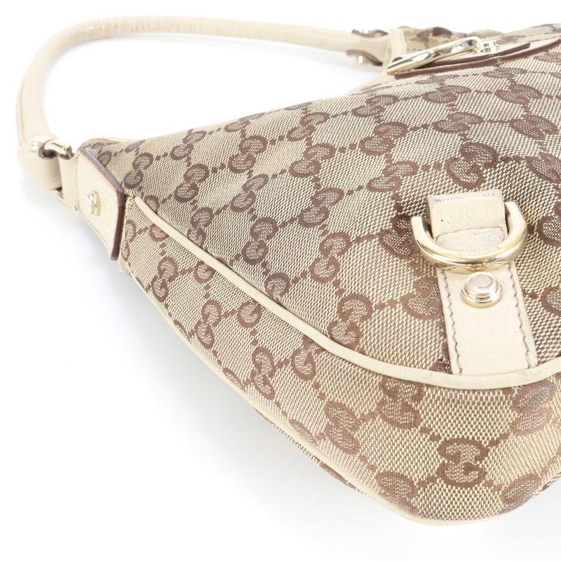 Gucci GG Canvas Abby Leather Shoulder Bag Shoulder One Shoulder 130733 Tote