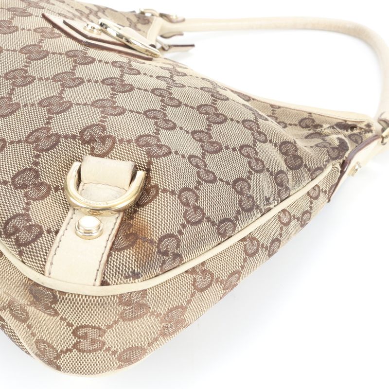 Gucci GG Canvas Abby Leather Shoulder Bag Shoulder One Shoulder 130733 Tote