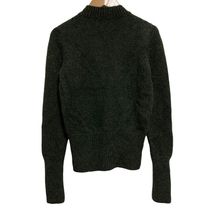 Prada Alpaca Crew Neck Cardigan Size 40 Dark Green Women's Used