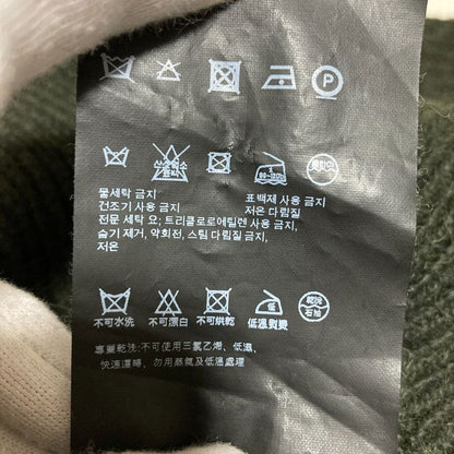 Prada Alpaca Crew Neck Cardigan Size 40 Dark Green Women's Used