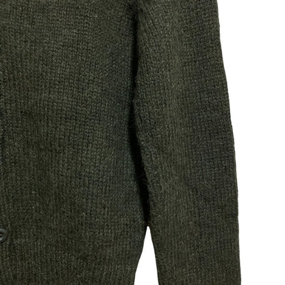 Prada Alpaca Crew Neck Cardigan Size 40 Dark Green Women's Used