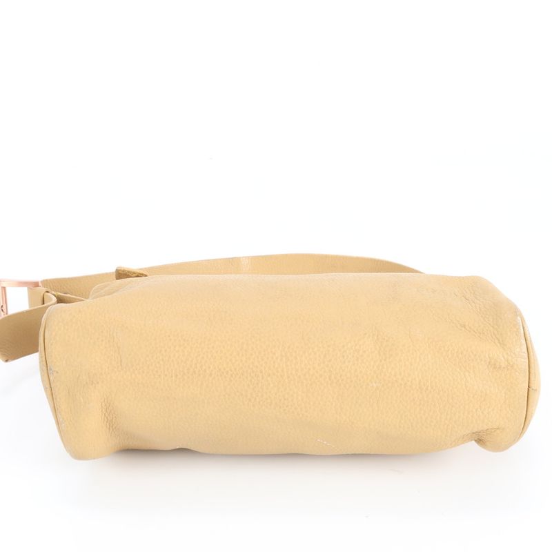 Prada Embossed Logo Leather Shoulder Bag Shoulder One Shoulder Tote Hand Gold