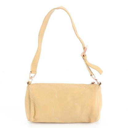 Prada Embossed Logo Leather Shoulder Bag Shoulder One Shoulder Tote Hand Gold