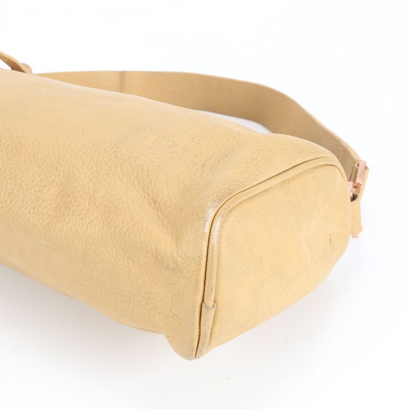 Prada Embossed Logo Leather Shoulder Bag Shoulder One Shoulder Tote Hand Gold