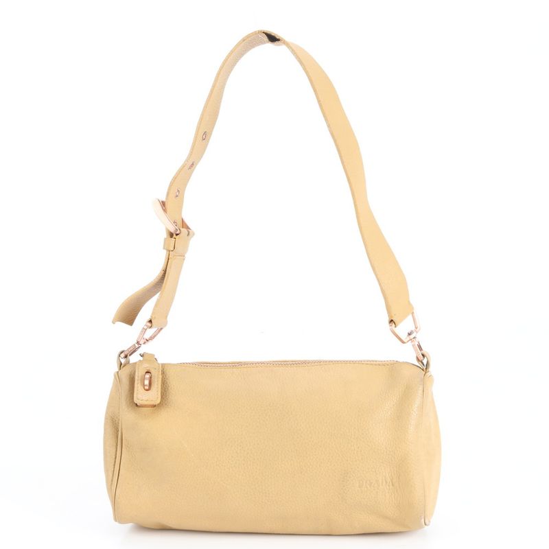 Prada Embossed Logo Leather Shoulder Bag Shoulder One Shoulder Tote Hand Gold