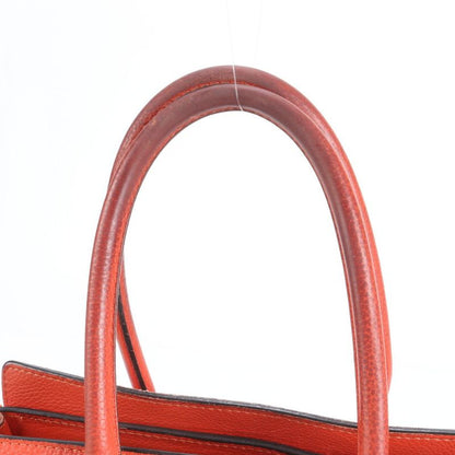 Celine Luggage Micro Shopper Leather Tote Bag Shoulder Hand Women's ERE Cv34-8