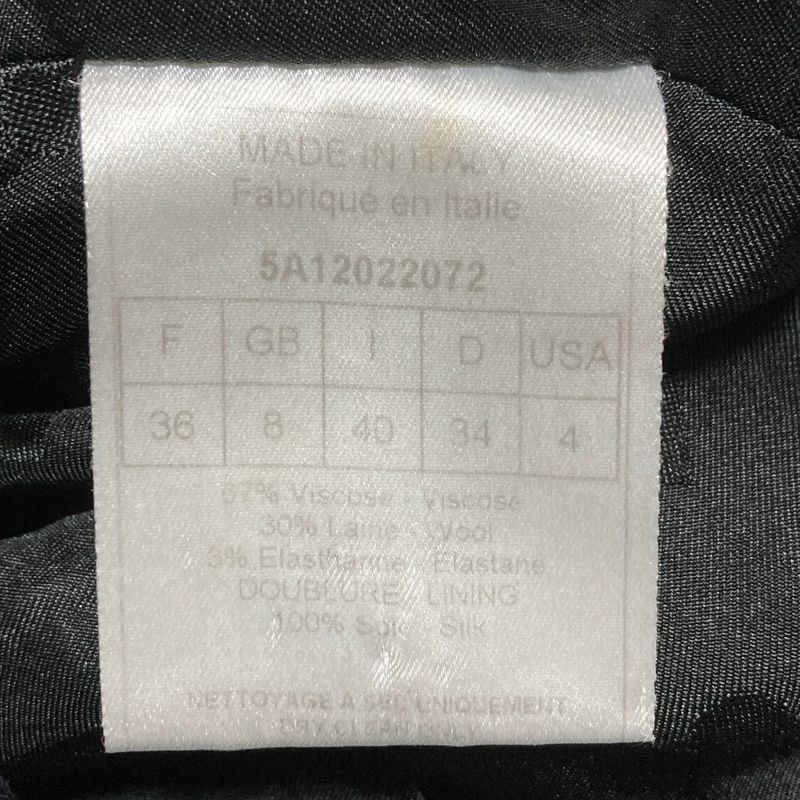 Christian DIOR Tailored Jacket With Heart Pattern Lining And Stitching Design