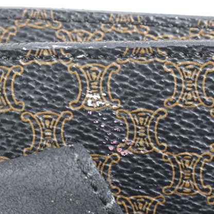 Celine Macadam Leather Tote Bag Shoulder Business Commute Document Bag A4 Black