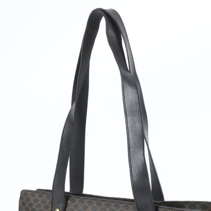 Celine Macadam Leather Tote Bag Shoulder Business Commute Document Bag A4 Black