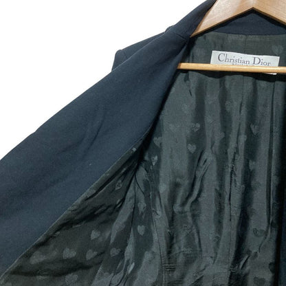 Christian DIOR Tailored Jacket With Heart Pattern Lining And Stitching Design