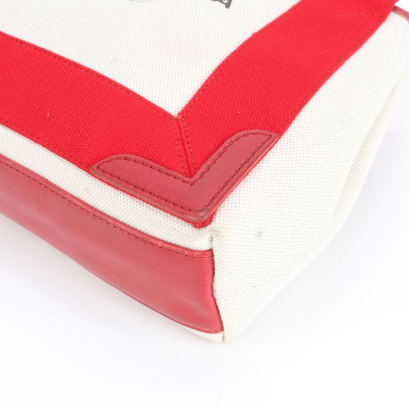 Balenciaga With Pouch Navy Cabas XS Leather 2WAY Tote Bag Crossbody Shoulder