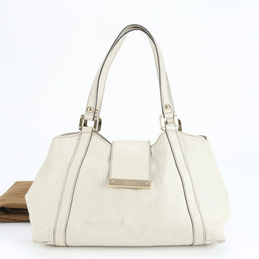 Guccissima Leather Shoulder Bag Shoulder Tote Hand 211937 Gold Hardware Genuine