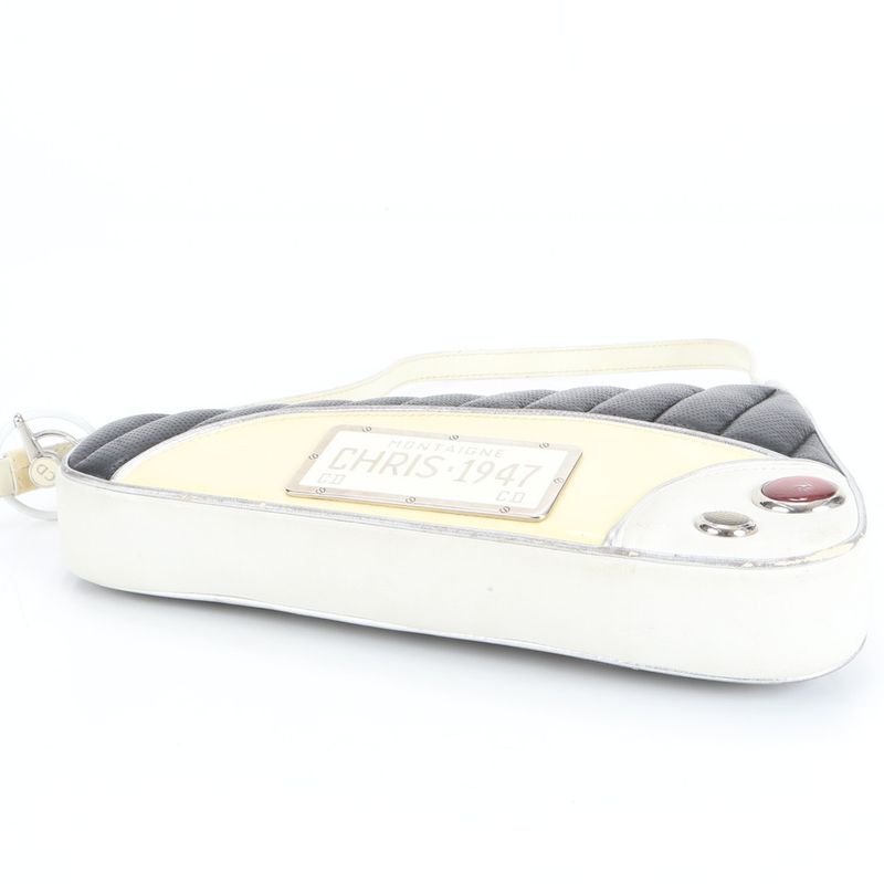 Christian Dior Saddle Montaigne Chris Leather Shoulder Bag Shoulder Tote Hand