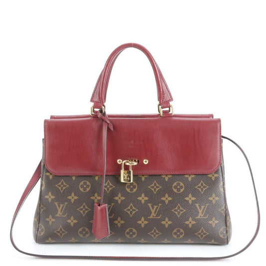 Louis Vuitton Monogram Venus M42413 Leather 2WAY Tote Bag Crossbody Shoulder