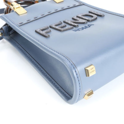 Fendi Sunshine Shopper Mini Leather 2WAY Shoulder Bag Crossbody Hand 8bs051