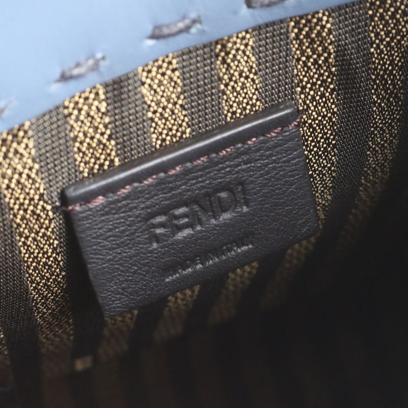 Fendi Sunshine Shopper Mini Leather 2WAY Shoulder Bag Crossbody Hand 8bs051