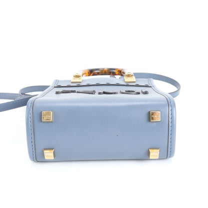 Fendi Sunshine Shopper Mini Leather 2WAY Shoulder Bag Crossbody Hand 8bs051