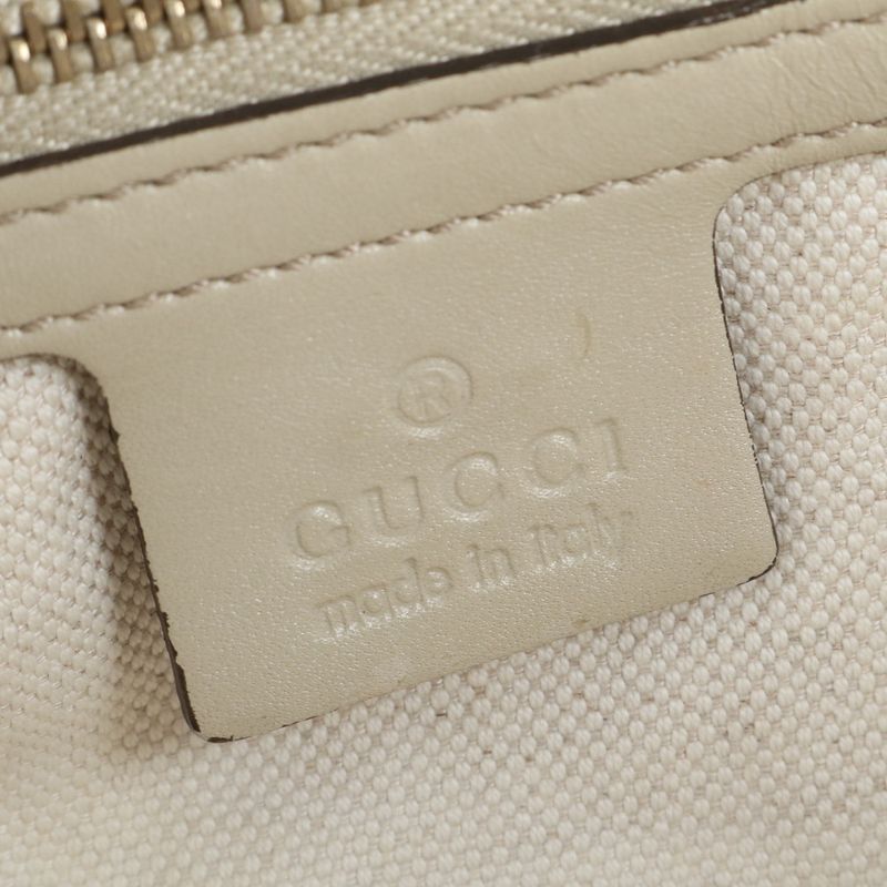 Gucci GG Canvas Sherry Line Mayfair 257061 Leather Tote Bag Shoulder A4 Ladies