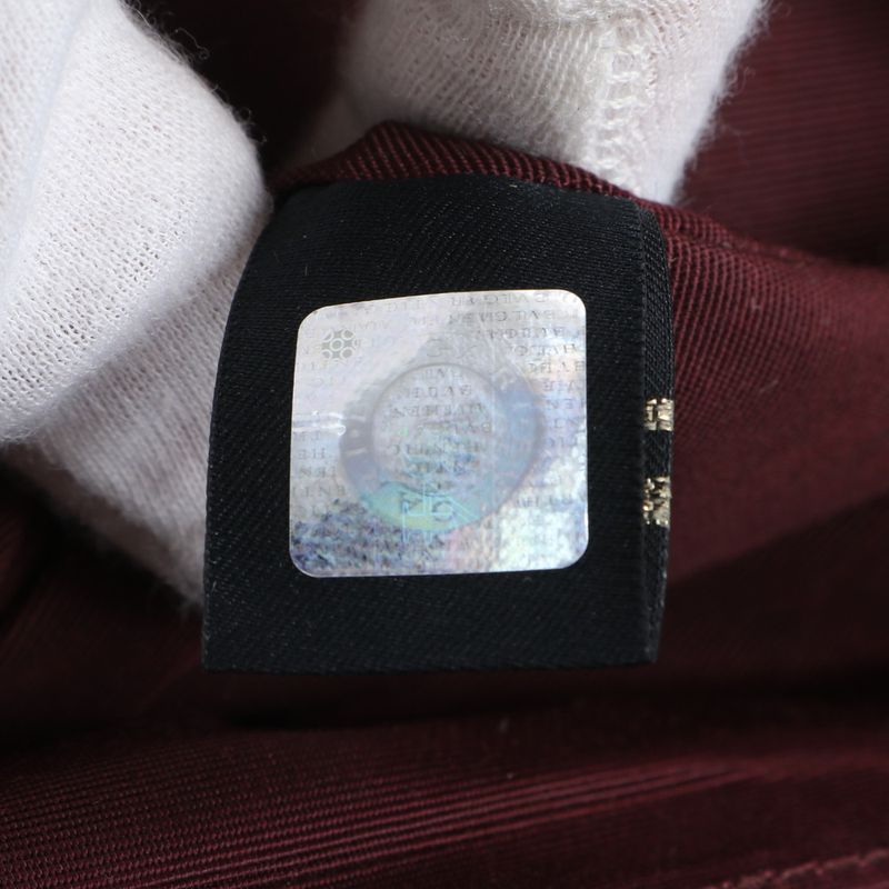 Bulgari Leather Logo Tote With Hologram Seal Bag Shoulder Hand A4 Beige Women's