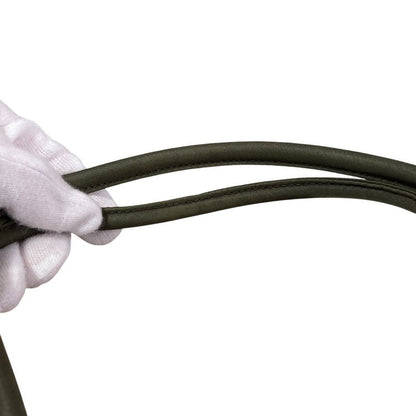 Prada Triangle Logo Plate Nylon Tote Bag B3864 Dark Green Ladies Used