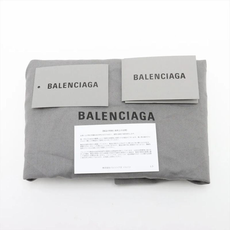 Balenciaga Wave Tote XS Leather 2WAY Shoulder Bag Crossbody Hand 619979 Black