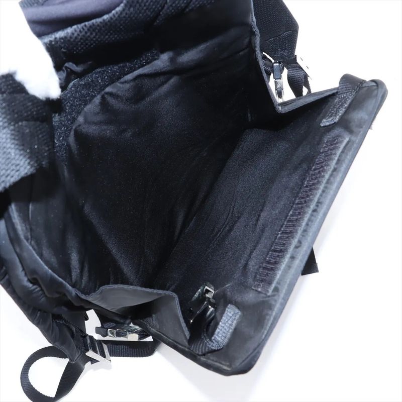 Prada Tessuto Nylon Triangle Logo Vz0055 Leather Backpack Sac Backpack Business
