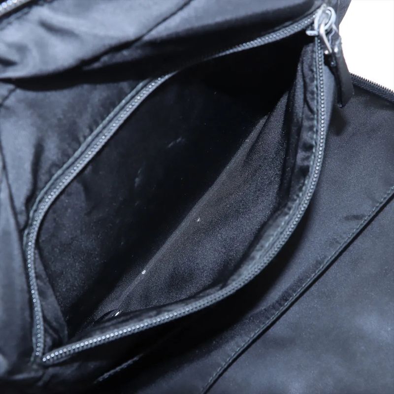Prada Tessuto Nylon Triangle Logo Vz0055 Leather Backpack Sac Backpack Business