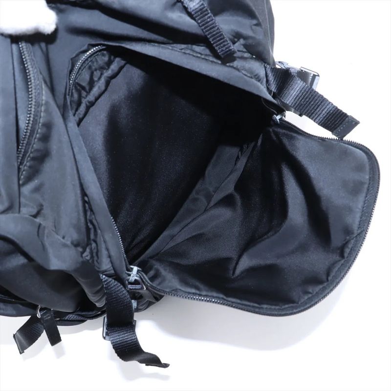 Prada Tessuto Nylon Triangle Logo Vz0055 Leather Backpack Sac Backpack Business