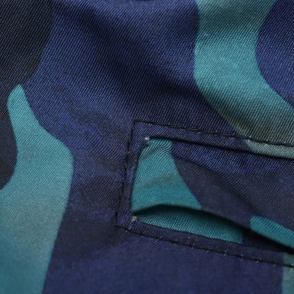 Prada Tessuto Nylon Camouflage Backpack Sac Backpack Blue Shoulder Bag Women