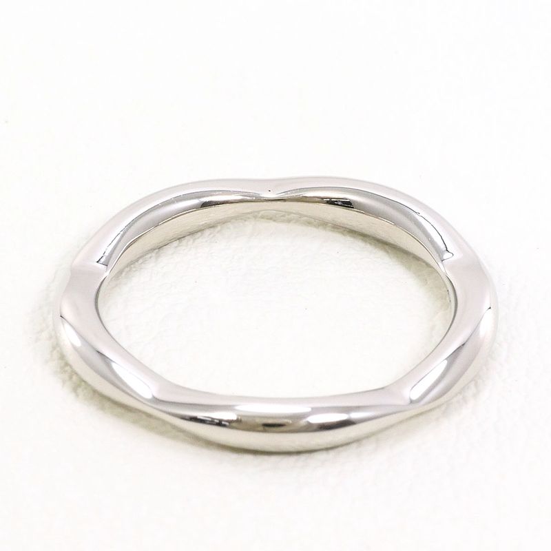 Chanel Pt950 Platinum Ring ・ring No 6 Diamond Total Weight Approximately 3.0g