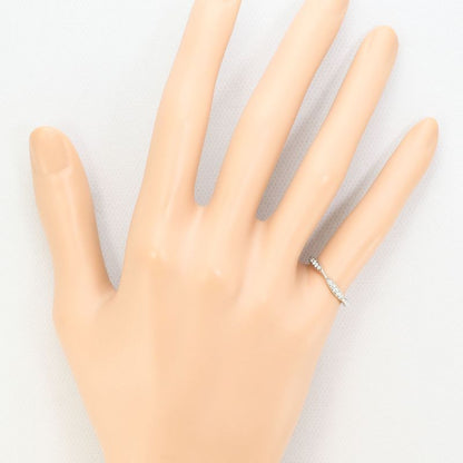 Chanel Pt950 Platinum Ring ・ring No 6 Diamond Total Weight Approximately 3.0g